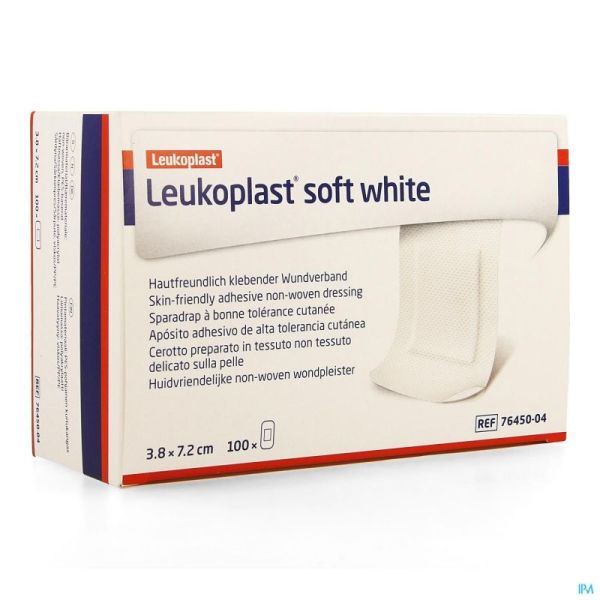 Leukoplast Soft White 38x72mm 100