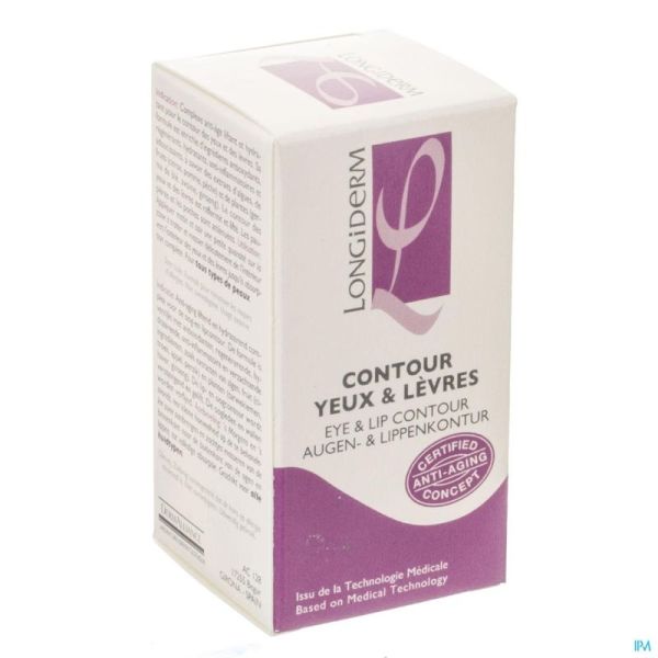 Longiderm Contour Yeux&lèvres Crème 15ml