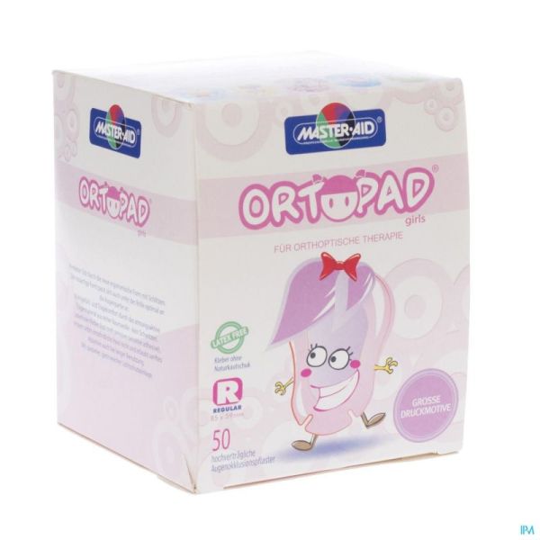 Ortopad Girls Regular Compresses Oculaires 50 Pièces