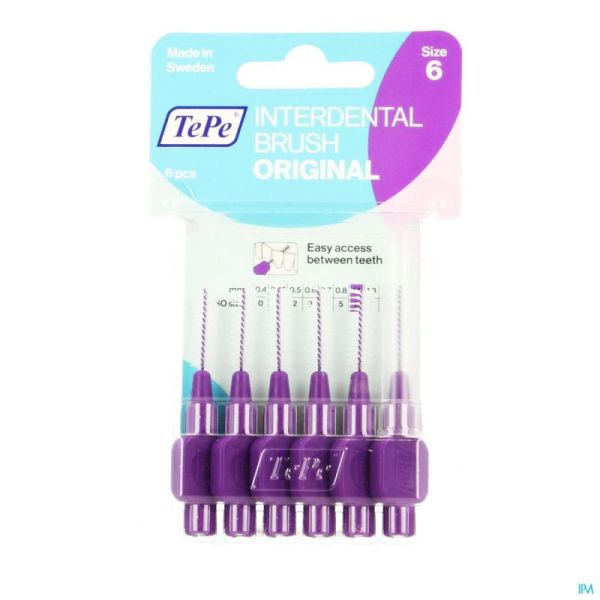 Tepe Interdental Brush 1,1mm Pourpre 6 P