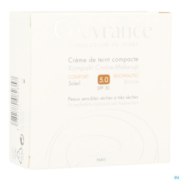 Avène Couvrance Crème Teintée Compacte Soleil Confort