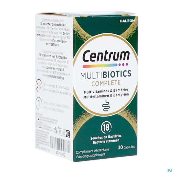 Centrum Multibiotics Complete Comp 30