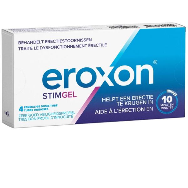 Eroxon Gel Stimulant contre le Dysfonctionnement Erectile 4 Tubes