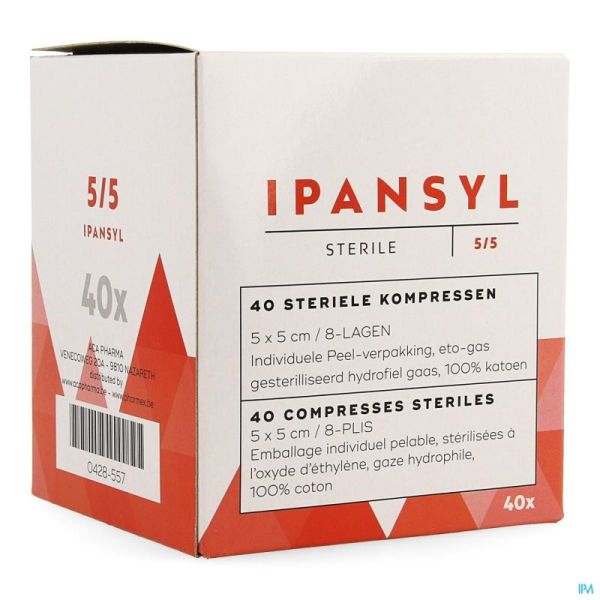 Ipansyl Compr St 5x5 8pl 40 Pièce