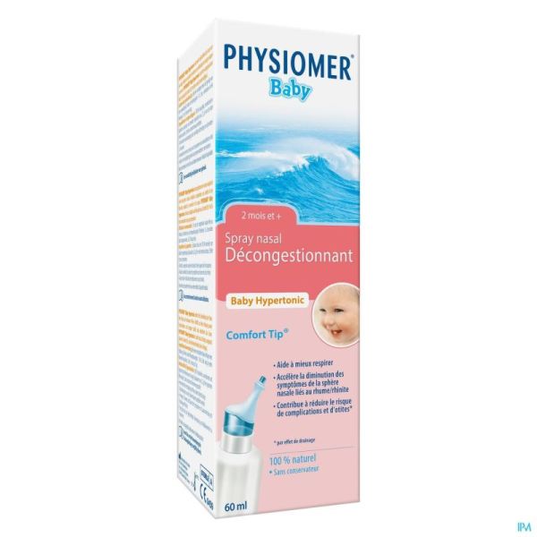 Physiomer Bébé  Spray Hypertonique60 Ml