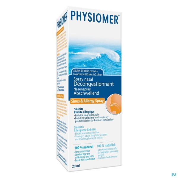 Physiomer Sinus Pocket Spray 20 Ml