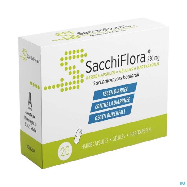 Sacchiflora 250mg Gélules Dur 20 Blister