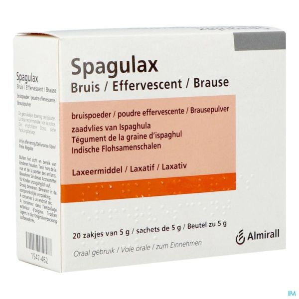 Spagulax Effervescents 5 G 20 Sachets