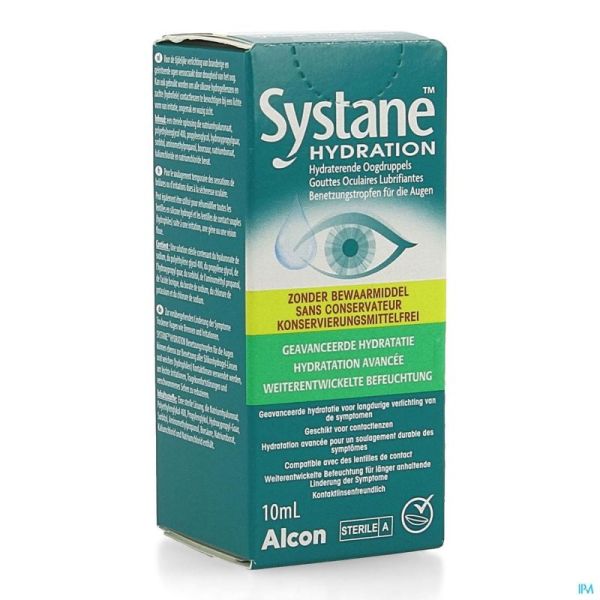 Systane Hydratation Gouttes Oculaires Sans Conservateur 10ml