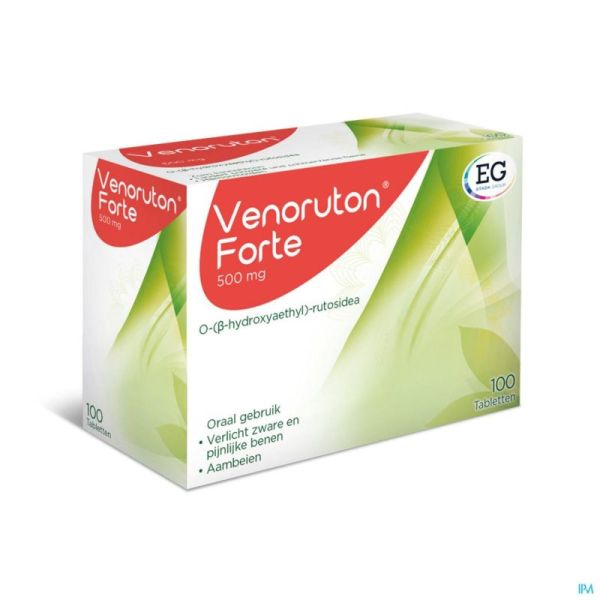 Venoruton Forte 100 Comprimés 500 Mg