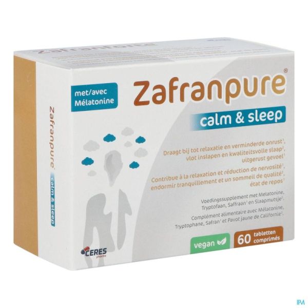 Zafranpure Calm & Sleep Comprimés 60