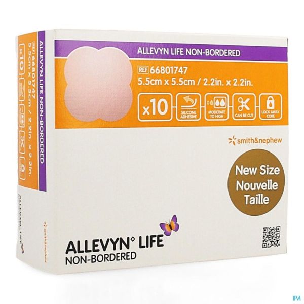 Allevyn Life Non Bordered 5,5x5,5cm 10 66801747