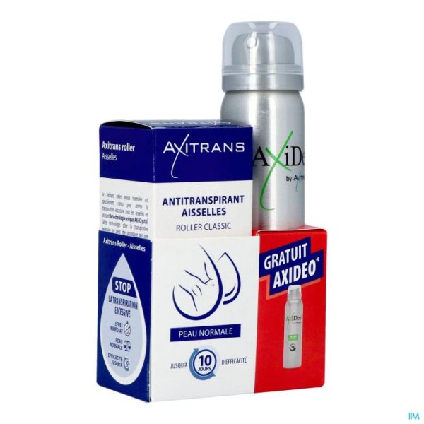 Axitrans Roller Peau Normale + Axidéo Sport 75ml Gratuit