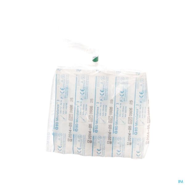 Bd Microlance 3 Aiguille.23g 1 1/4 Rb 0,6x30mm Bleu 10