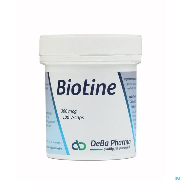 Biotine Deba 100 Gélules 300 Mcg