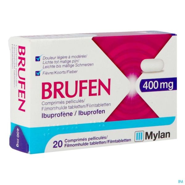 Brufen 400mg Comprimés Pell Comprimés 20 X 400mg