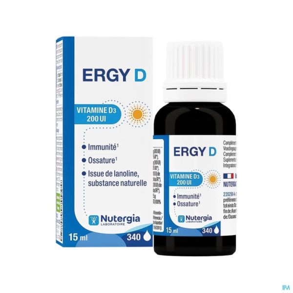 Ergy D Flacon 15 Ml