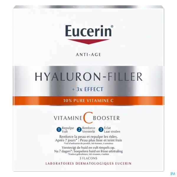 Eucerin Hyaluron Filler 3x Effect Vitamine C 3x8ml Sérum
