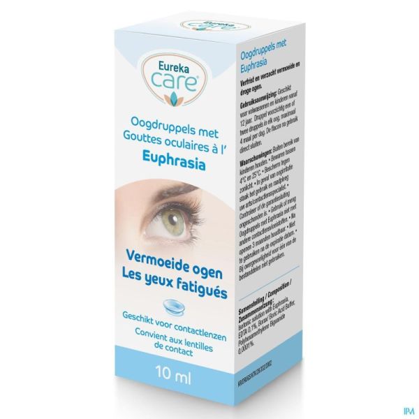 Eureka Care Collyre Yeux Fatigues Euphrasia 10ml