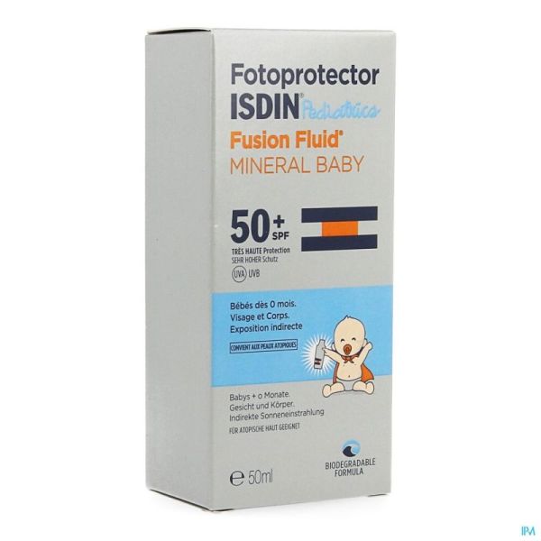 Fotoprotector Isdin Minéral Baby Ip50+ 50ml