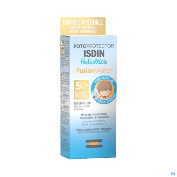 Isdin Fotoprotector Pédiatrique Fusion Fluid Minéral Bébé Ip50 50ml