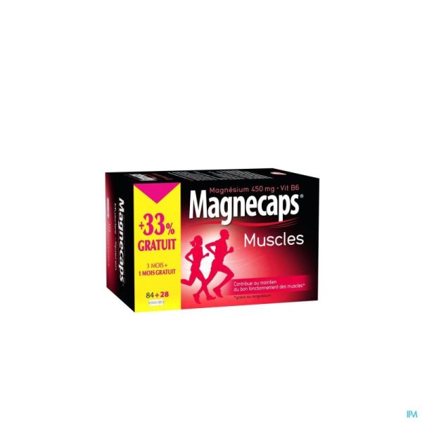 Magnecaps Muscles Gélules 84+28 Promopack