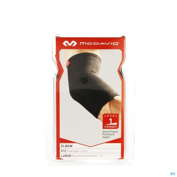 Mcdavid Elbow Brace Elastic Black l 512