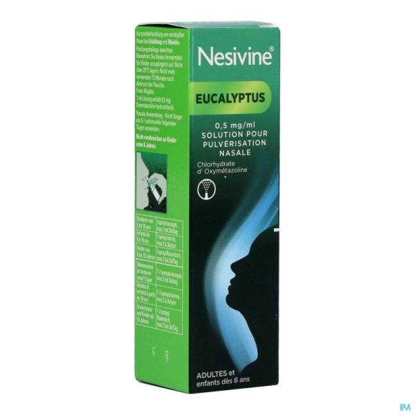 Nesivine Eucalyptus 0,5mg/ml Spray Nasal Adulte 15ml