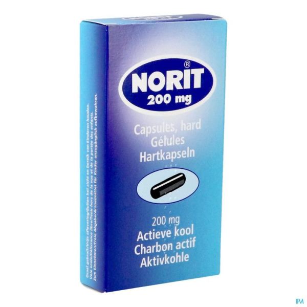 Norit 30 Gélules 200 Mg