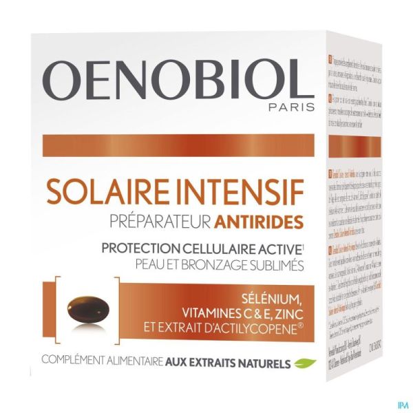 Oenobiol Solaire Intensif Anti-âge 30 Gélules