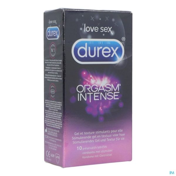 Orgasm'Intense 10 Préservatifs