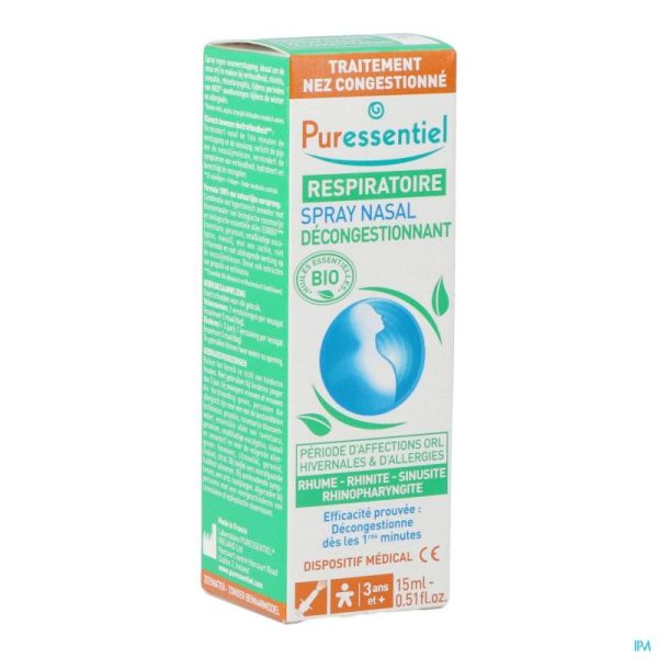 Puressentiel Respiration Spray Nasal15 Ml