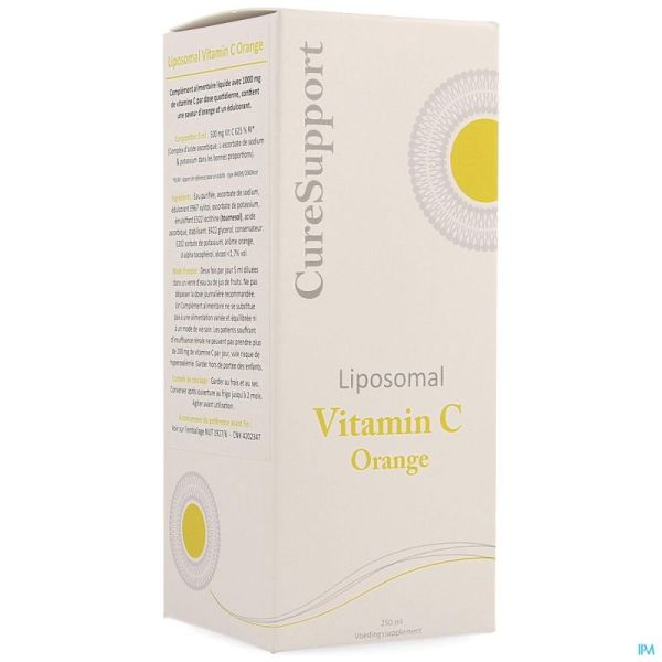 Vedax Liposomal Vitamin C Orange 500mg 250ml