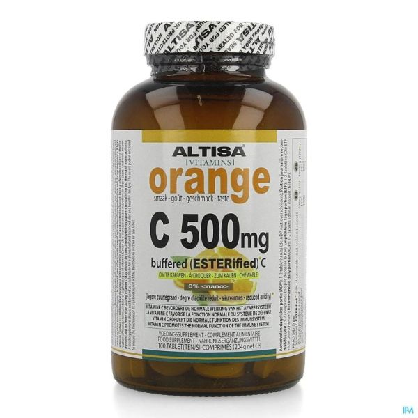Altisa Vit C Orange Comp A Croquer 100