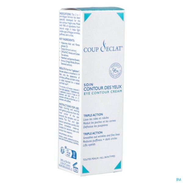 Coup D'eclat Soin Contour Yeux Triple Action 15ml