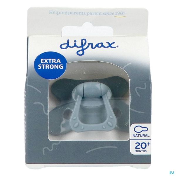 Difrax Sucette Natural +20m Uni Stone