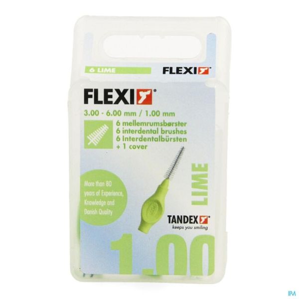 Flexi Interdental Brush Green 6 Pièce