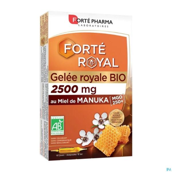 Forte Royal Coeur Fondant Miel Manuka et Propolis 16 Pastilles