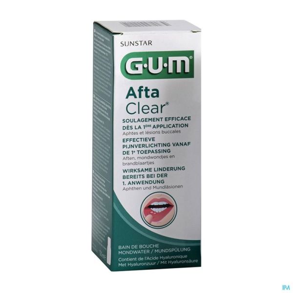 Gum Aftaclear Bain De Bouche 2410 120 Ml