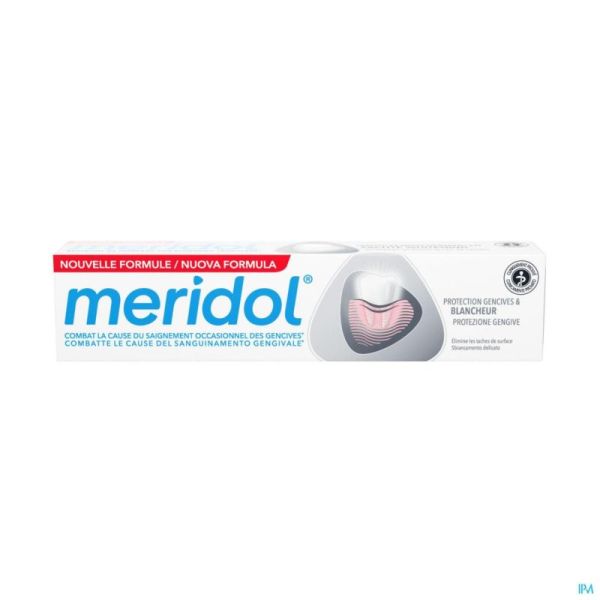 Meridol Dentifrice Protect.gencives&blancheur 75ml