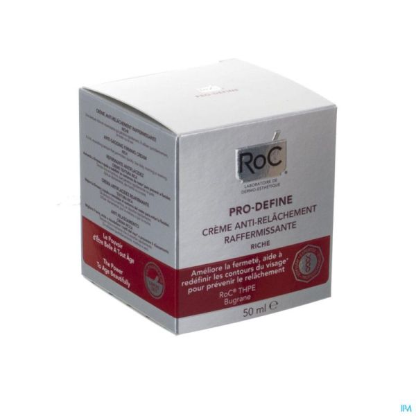 Roc Pro-define Crème Raffermissante Riche 50 Ml