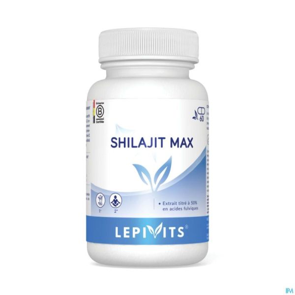 Shilajit Max Gélules 60 Lepivits