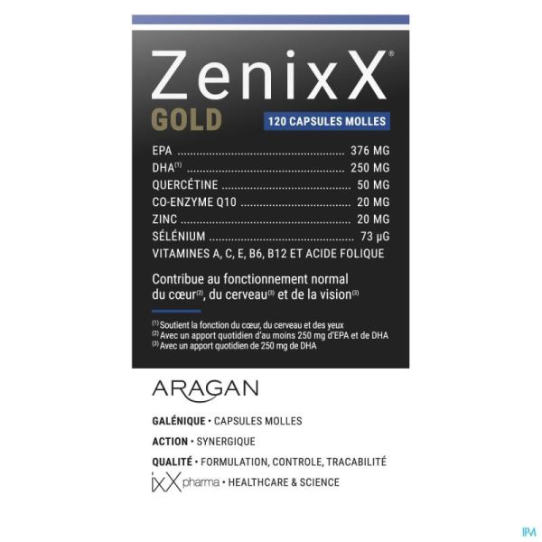 Zenixx Gold Gélules 120x890mg 