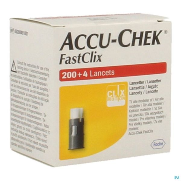 Accu Chek Fastclix Lancet 34x6 Lancets