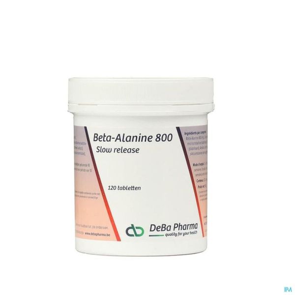 Beta-alanine 800mg Slow Release Comprimés 120 Deba