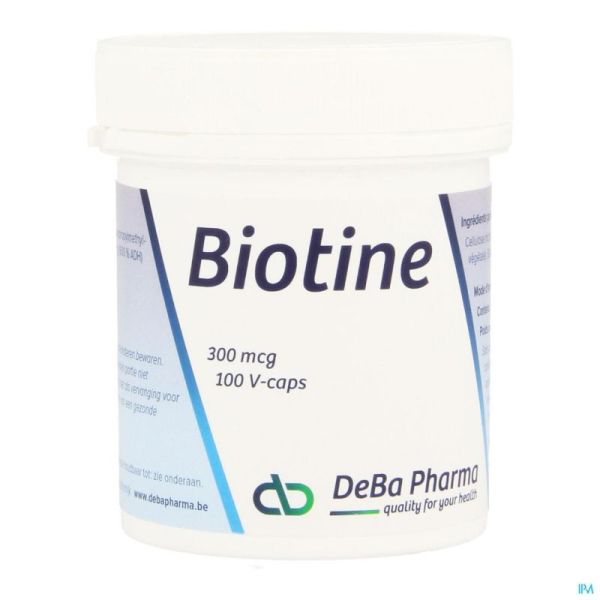 Biotine Deba 100 Gélules 300 Mcg