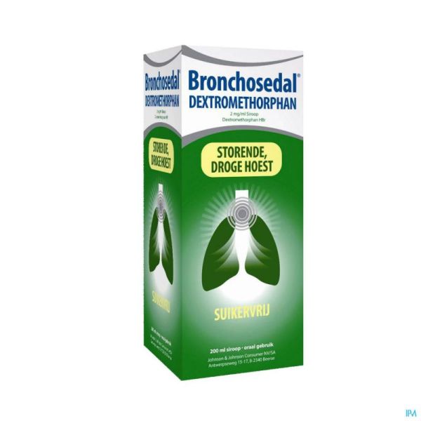 Bronchosedal Dextrométorphane  Sirop 2 MG/ML 200 ML