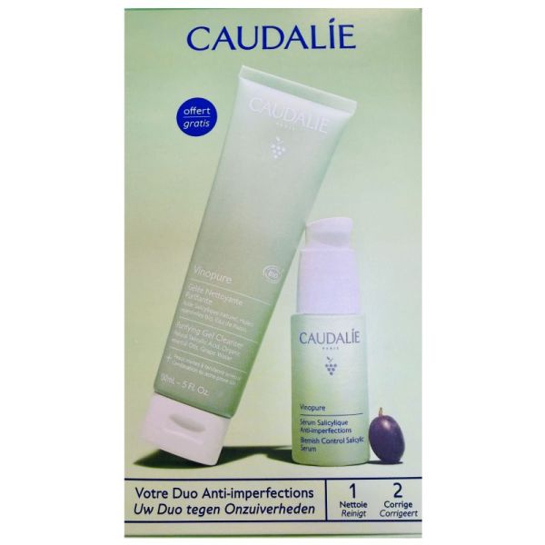 Caudalie Vinopure Sérum + Gelée Duo Anti-imperfections Offerte