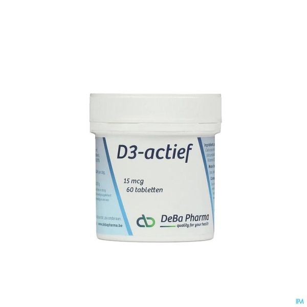 D3-actif Deba 60 Comprimés 15 Mcg