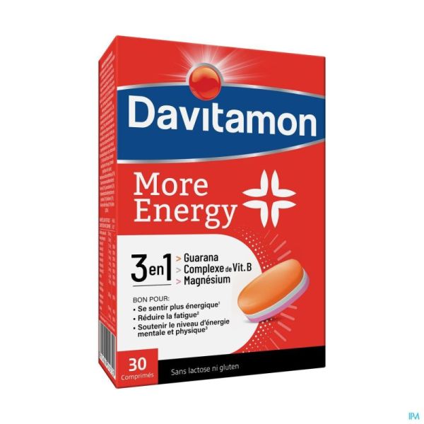 Davitamon More Energy 3-in-1 30 Comprimés